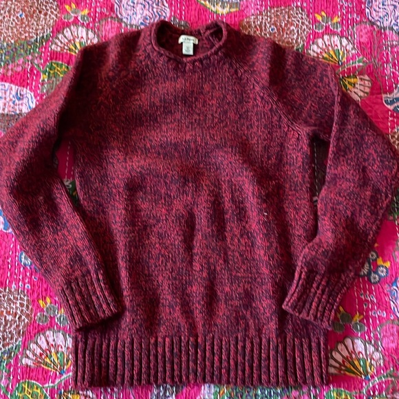 L.L.Bean Classic Ragg Wool Sweater - Picture 1 of 3